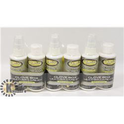 6 BOTTLES OF HYDZ LEATHER CLEANING PRODUCT