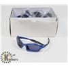 Image 1 : BOX OF METALLIC BLUE DESIGNER SUNGLASSES