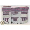Image 1 : 3 PAIR OF LINED WORK GLOVES