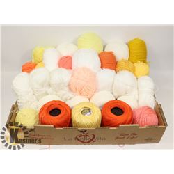 FLAT OF ASSORTED YARN