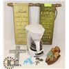 Image 1 : FLAT OF HOUSEHOLD MISC INCLUDING COFFEE MAKER,