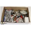 Image 1 : BOX OF ASSORTED VALVES & GAUGE,