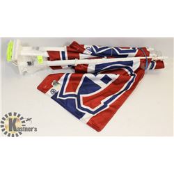 6 NEW MONTREAL CANADIANS CAR FLAGS