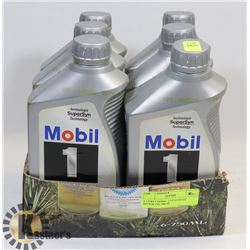 6 LITRES MOBIL 1 SYNTHETIC MOTOR OIL 0W-40