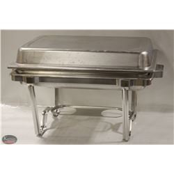 STAINLESS STEEL CHAFING DISH SET W/ 2 LIDS