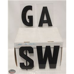 BOX OF ASSORTED LETTERS FOR SIGNAGE