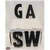 Image 1 : BOX OF ASSORTED LETTERS FOR SIGNAGE
