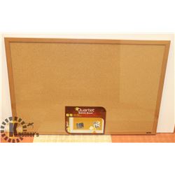 NEW 24" X 36" CORK BULLETIN BOARD WITH MOUNTING