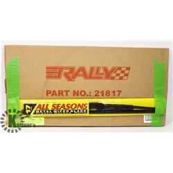 LOT OF 6 NEW 17" ULTRA VISION WIPER BLADES