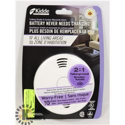 NEW KIDDE TALKING SMOKE & CARBON MONOXIDE ALARM