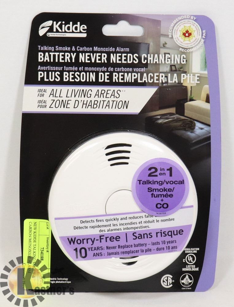 NEW KIDDE TALKING SMOKE & CARBON MONOXIDE ALARM Kastner Auctions