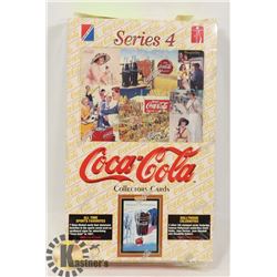 SEALED BOX OF COCA COLA TRADING CARDS.