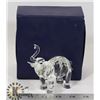 Image 1 : SMALL CRYSTAL RAISED TRUNKED ELEPHANT FIGURE