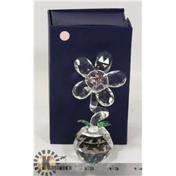 SMALL CRYSTAL FLOWER IN POT MODEL