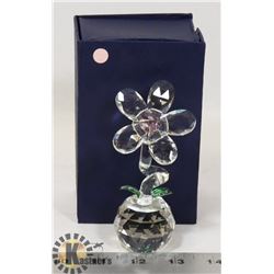 SMALL CRYSTAL FLOWER IN POT MODEL