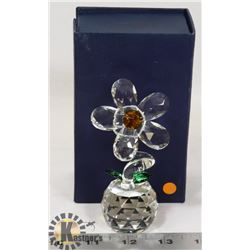 SMALL CRYSTAL FLOWER IN POT MODEL