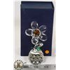 Image 1 : SMALL CRYSTAL FLOWER IN POT MODEL