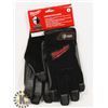 Image 1 : PAIR OF MILWAUKEE CONTRACTOR GLOVES, LARGE