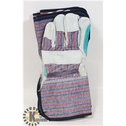 6 PAIRS OF S/M WORK GLOVES