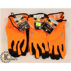 3 PAIRS OF TOUGH DUCK PRECISION FIT GLOVES M/M