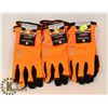 Image 1 : 3 PAIRS OF TOUGH DUCK PRECISION FIT GLOVES M/M