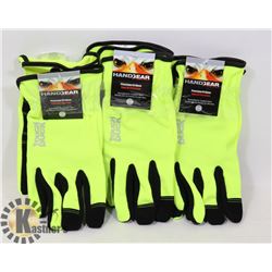 3 PAIRS OF TOUGH DUCK PRECISION FIT GLOVES M/M