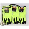 Image 1 : 3 PAIRS OF TOUGH DUCK PRECISION FIT GLOVES M/M