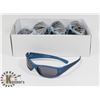 Image 1 : BOX OF SILVER BLUE DESIGNER SUNGLASSES