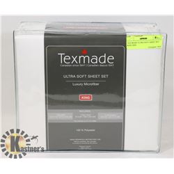 TEX MADE ULTRA SOFT SHEET SET KING SIZE