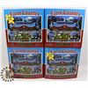 Image 1 : LOT OF 4 NEW 100 PC PUZZLES