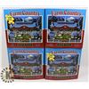 Image 1 : LOT OF 4 NEW 100 PC PUZZLES