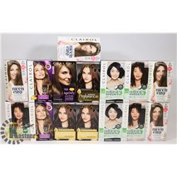 LOT OF ASSORTED HAIR DYE