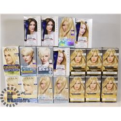 LOT OF ASSORTED HAIR DYE