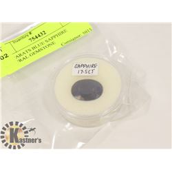 17.5 CARATS BLUE SAPPHIRE GEMSTONE