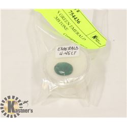 4.45 CARATS GREEN EMERALD GEMSTONE