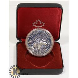 1980 CANADIAN PROOF SILVER DOLLAR IN ORIGINAL CASE