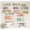 Image 1 : LOT OF 15 VARIOUS WORLD BANK NOTES