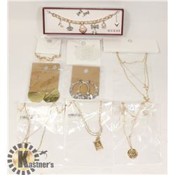 LOT OF 9 NEW GUESS & FOREVER 21 BRANDS VARIOUS