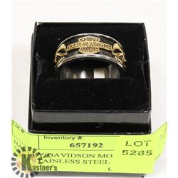 HARLEY DAVIDSON MOTOR CYCLE SZ 12 STAINLESS STEEL