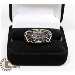 STAINLESS STEEL HARLEY DAVIDSON MOTORCYCLE RING