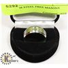 Image 1 : STAINLESS STEEL FREE MASONS RING SZ 9