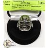 Image 1 : GEAR AND SPROCKET THEMED SKULL RING SZ 9