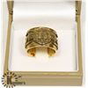 Image 1 : GOLD TONED HARLEY DAVIDSON RING SZ 8