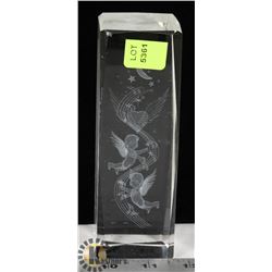 CRYSTAL HOLOGRAM OF BABY ANGELS