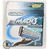 Image 1 : GILLETTE MACH 3 TURBO- 8 CARTRIDGE PACK