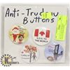Image 1 : SET OF 4 ANTI-TRUDEAU COLLECTOR BUTTONS