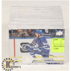 2019-2020 UPPERDECK SERIES 1 SET 1-200
