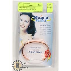 MAGNA WRIST MAGNETIC BRACELET-COPPER COLOR