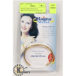 MAGNA WRIST MAGNETIC BRACELET-GOLD COLOR SILVER