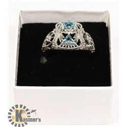 SILVER TONE FASHION WEDDING RING